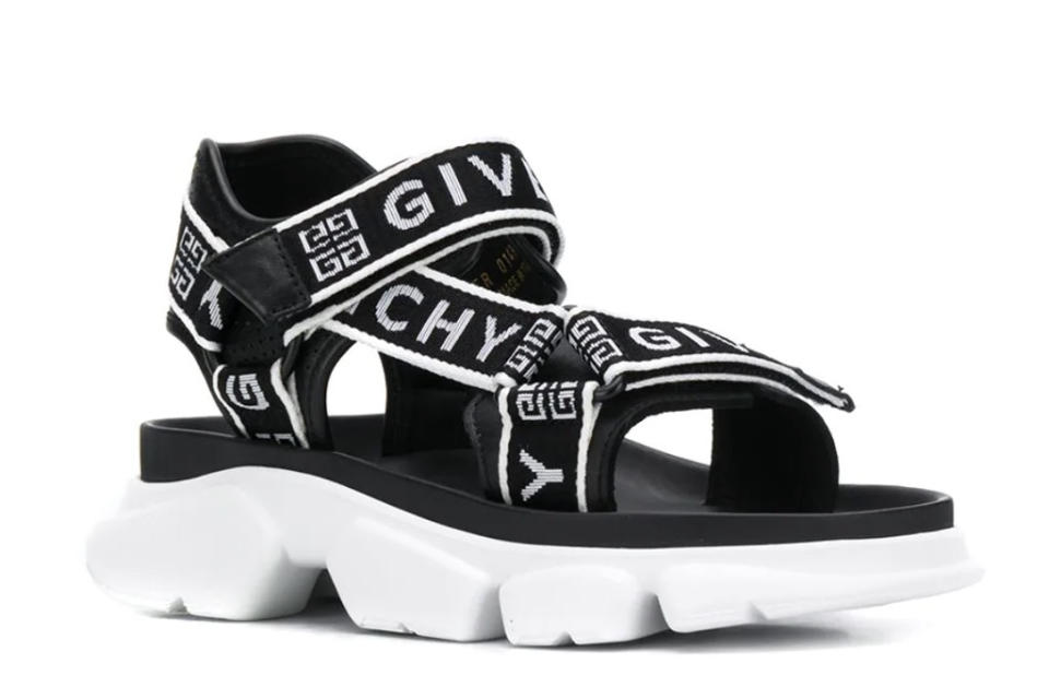 Givenchy Jaw chunky sandals, ugly sandals for ugly feet