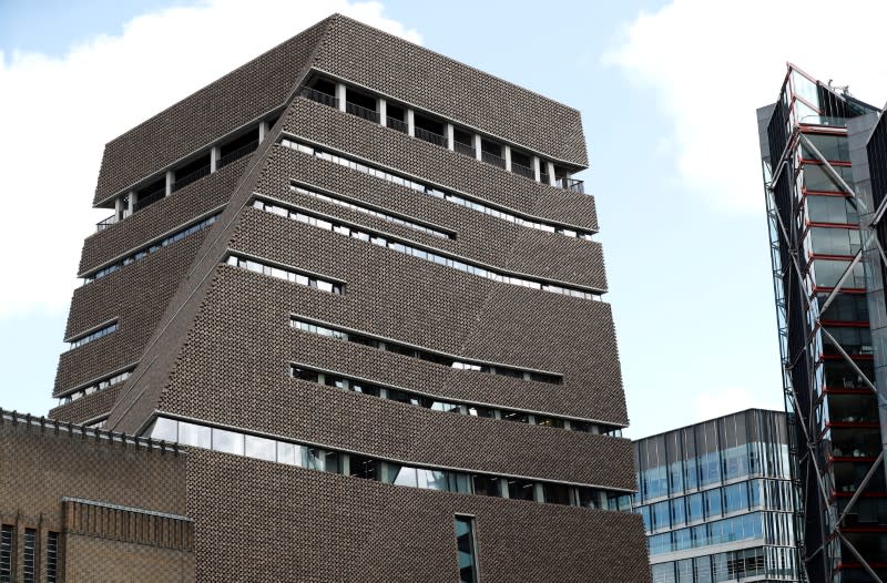 The Tate Modern, including the 10th-floor viewing platform from where a six-year-old child was reportedly thrown, is seen in London