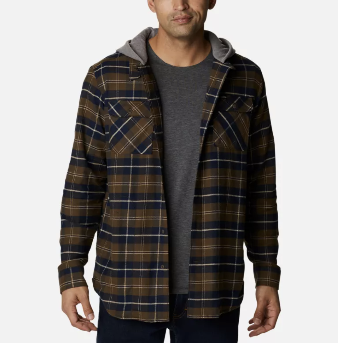 Men's Flare Gun™ Stretch Flannel Hoodie Men's Flare Gun™ Stretch Flannel Hoodie, back Men's Flare Gun™ Stretch Flannel Hoodie Men's Flare Gun™ Stretch Flannel Hoodie, a1 Men's Flare Gun™ Stretch Flannel Hoodie Men's Flare Gun™ Stretch Flannel Hoodie, a2