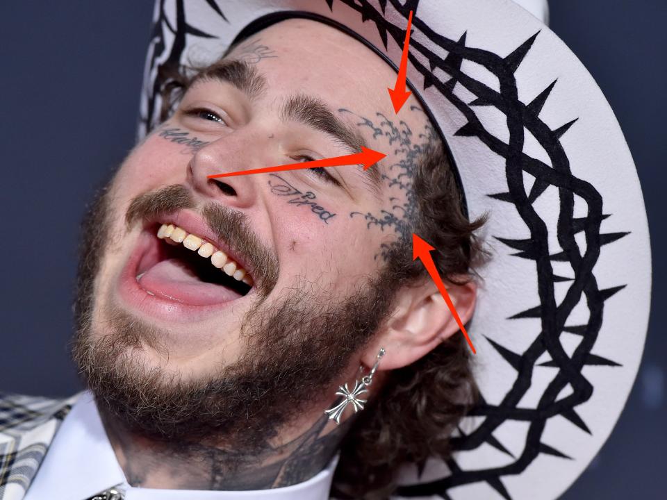 Post malone japenese tattoo