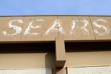 FILE PHOTO: Letters remain from a removed sign outside a Sears department store one day after it closed as part of multiple store closures by Sears Holdings Corp in the United States in Nanuet, New York, U.S., January 7, 2019. REUTERS/Mike Segar