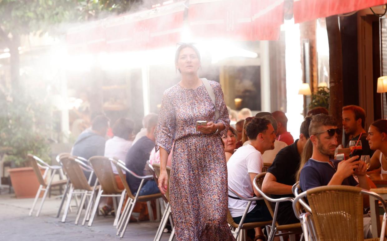 Flirrende Hitze jenseits der 40 Grad im August in Sevilla. In Europa wird ein Temperaturrekord nach dem anderen gebrochen. (Bild: 2023 Getty Images/Marcelo del Pozo)