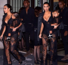 <p>When she was only a bub, North attended the Givenchy show at Paris Fashion Week matching her mama in lace Givenchy. Definitely somewhere in the ££££ range. [Photo: Kim Kardashian/ Instagram] </p>