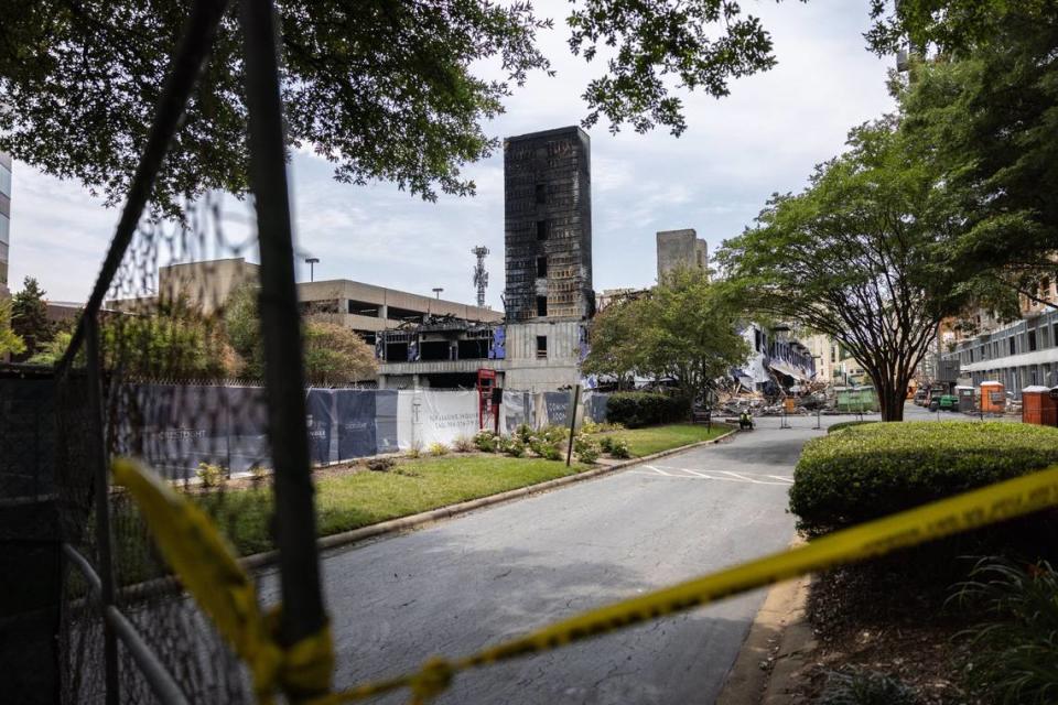Developer Mill Creek Residential is rebuilding its seven-story apartment plan called Modera SouthPark after a deadly fire broke out May 18, 2023, at the construction site.