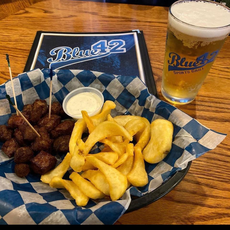 A chislic basket from the former Blue 42 restaurant in Hartford. Big Poppa's food truck will feature favorites like this on its menu.