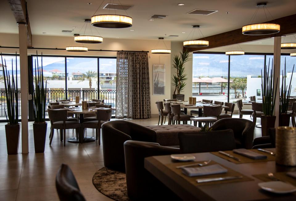 The View, one of three restaurants offered at the club, is seen at The Thermal Club in Thermal, Calif., Monday, Jan. 30, 2023. 