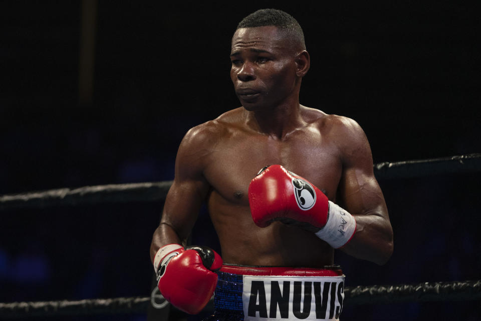 ALLENTOWN, PA - FEBRUARY 08: Guillermo Rigondeaux looks on at the PPL Center on February 8, 2020 in Allentown, Pennsylvania. (Photo by Mitchell Leff/Getty Images)