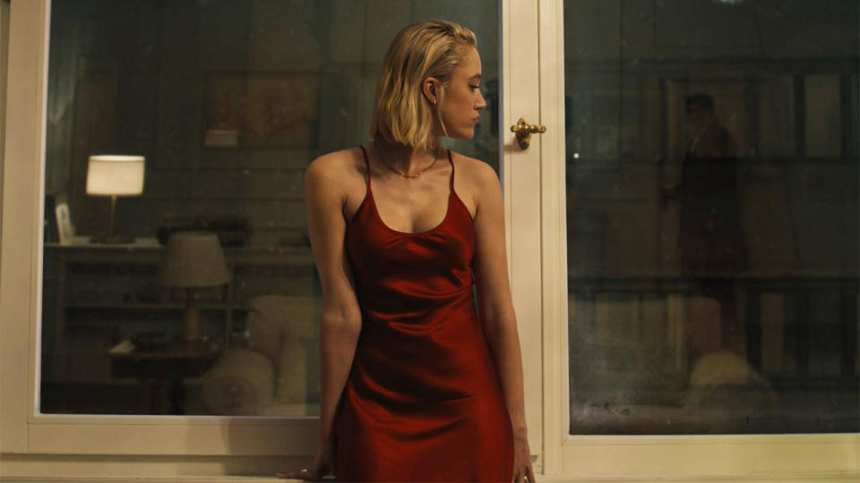 <p> A young woman (Maika Monroe) begins to have deadly suspicions about her voyeuristic neighbor. </p> <p> <strong>Why it is an under-the-radar horror flick worth your time:</strong> Director Chloe Okuno makes a stunning feature-length debut with the startling Shudder exclusive <em>Watcher</em>, starring modern Scream Queen and <em>It Follows</em> star, Monroe. </p>