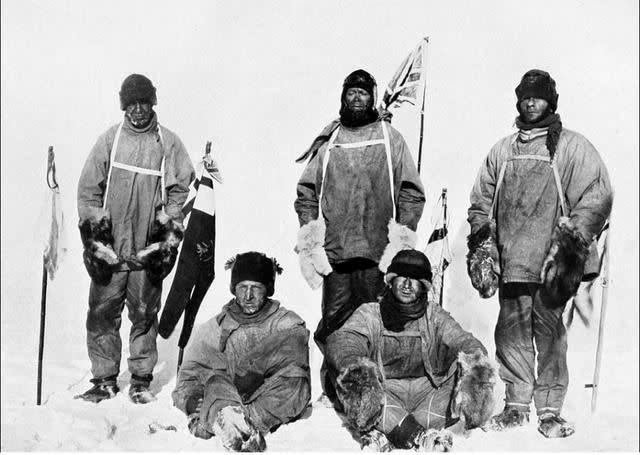 極地探險家羅伯特史考特與其團隊（Robert Falcon Scott）1910年至1913年赴南極探險不幸遇難。（圖／翻攝自維基百科）