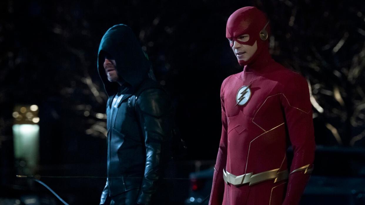  Oliver and Barry on The Flash on The CW. 