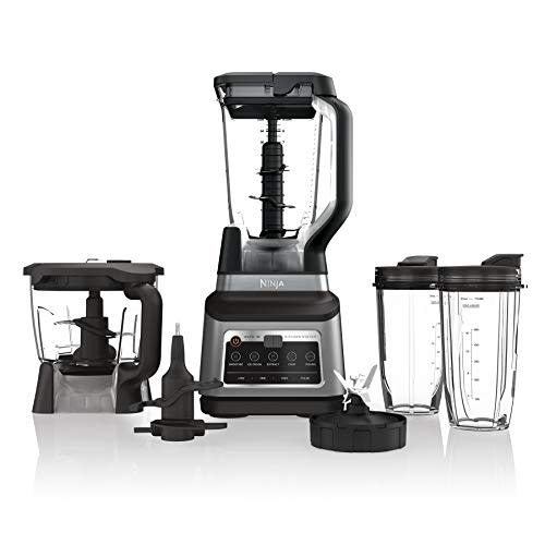 Ninja BN801 Professional Plus Kitchen System, 1400 WP, 5 Functions for Smoothies, Chopping, Dou…