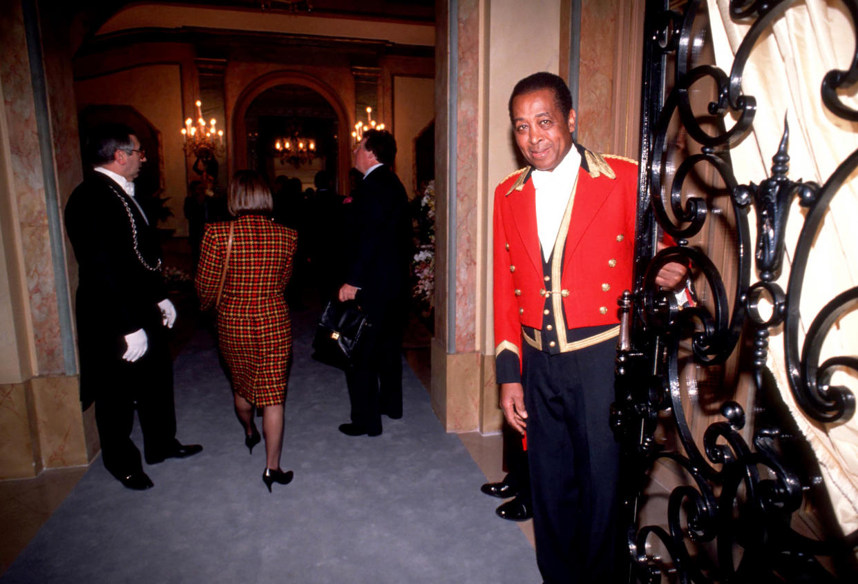 The Duke of Windsor's Manservant, Sydney Johnson, on December 12, 1989. (Alan Davidson / Shutterstock)