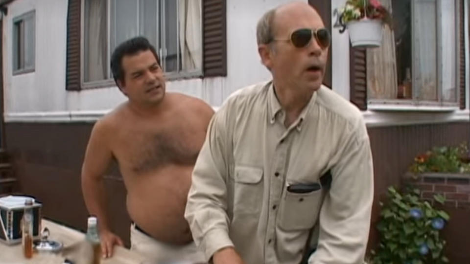 Patrick Roach  and John Dunsworth on Trailer Park Boys