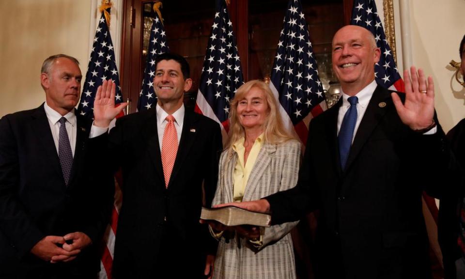 Greg Gianforte said he was ‘humbled and honored’ to have been elected.