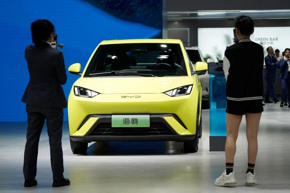 Der BYD Seagull — ein Modell des chinesischen Herstellers für Elektrofahrzeuge - Copyright: Aly Song/Reuters