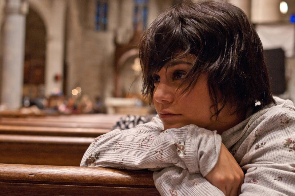 This image released by Roadside Attractions shows Vanessa Hudgens in a scene from "Gimme Shelter." (AP Photo/Roadside Attractions)