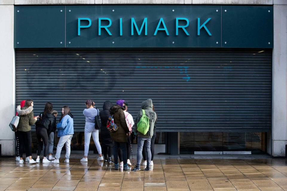 Shops reopen today as part of Scotland's phased plan to ease out of the coronavirus pandemic lockdown (PA)