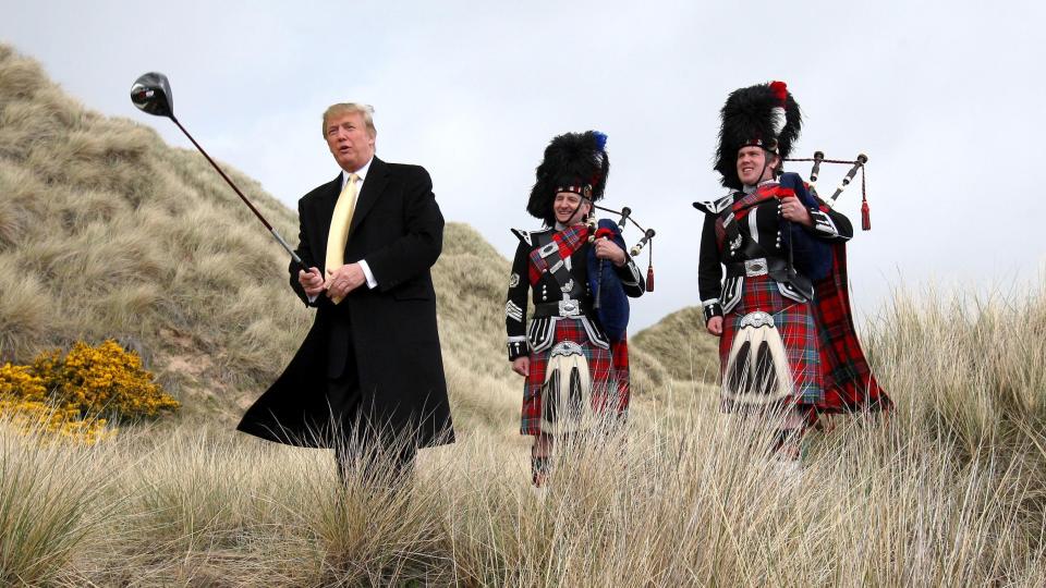 <p>The US president’s company has proposals to build 550 properties on his Aberdeenshire estate.</p>