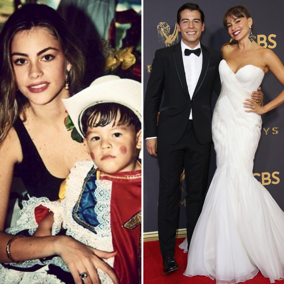 Sofía Vergara's Hot Son Turned Heads on the Emmys Red Carpet. See
