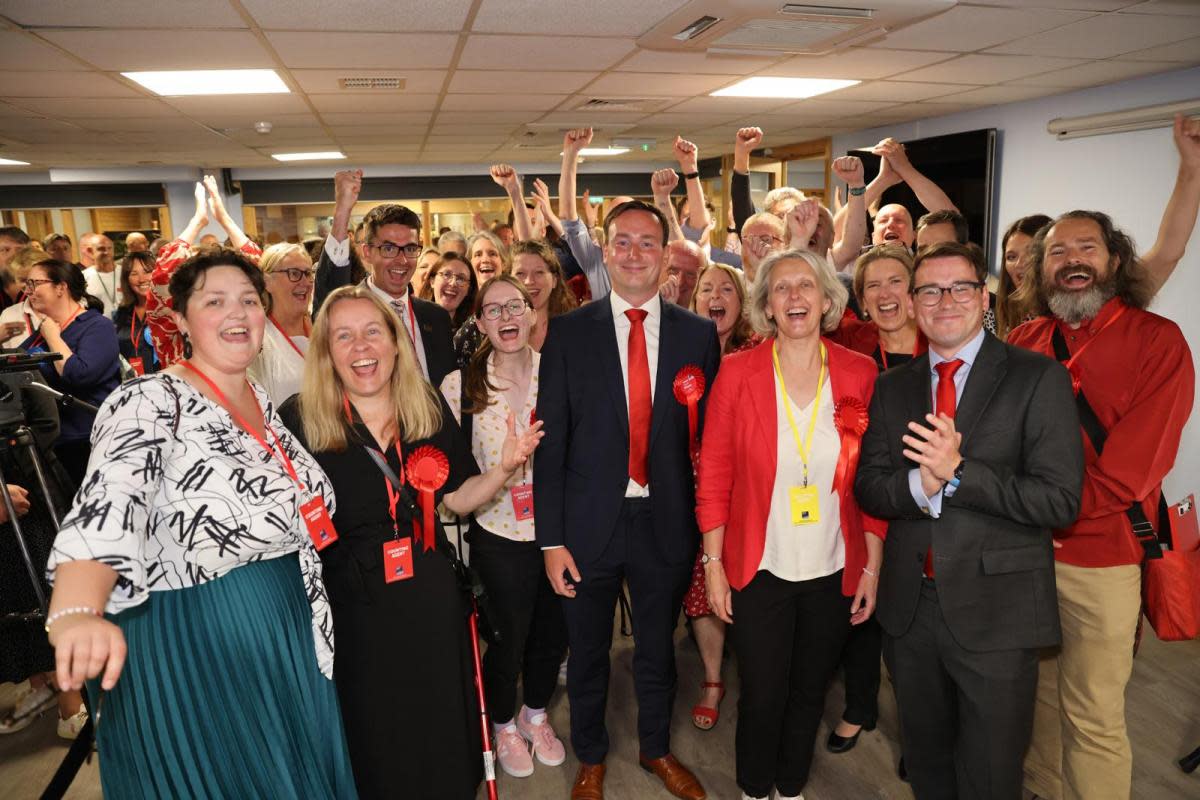 History made as Tom Hayes elected Bournemouth East MP <i>(Image: Richard Crease)</i>