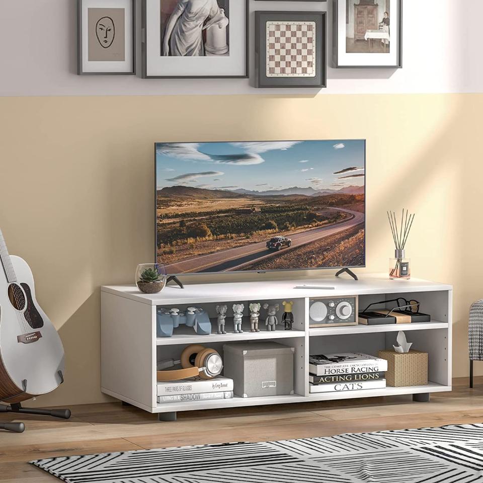 TV Stand with Cube Storage