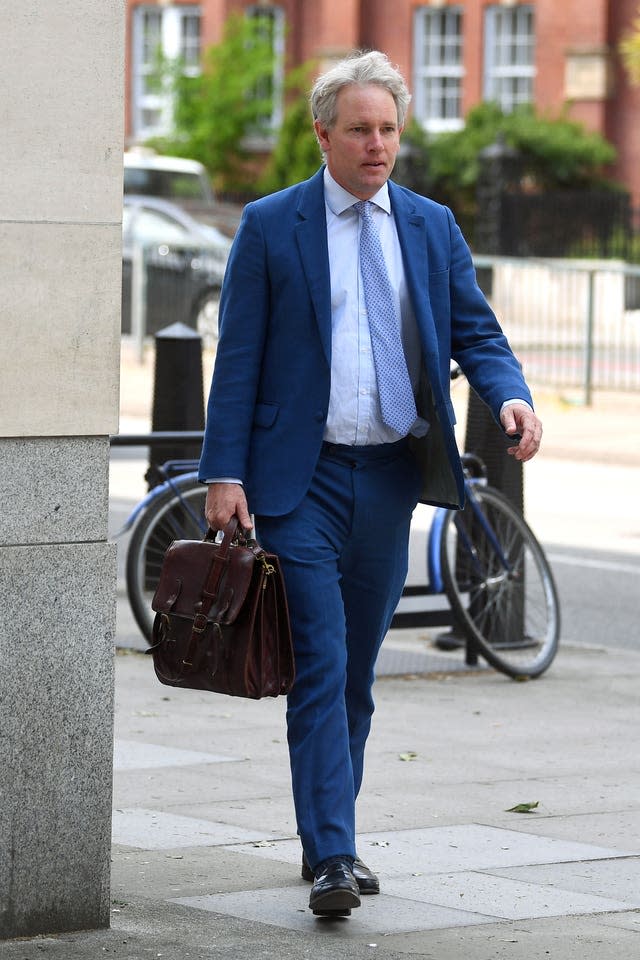 Danny Kruger arrives at Westminster Magistrates’ Court