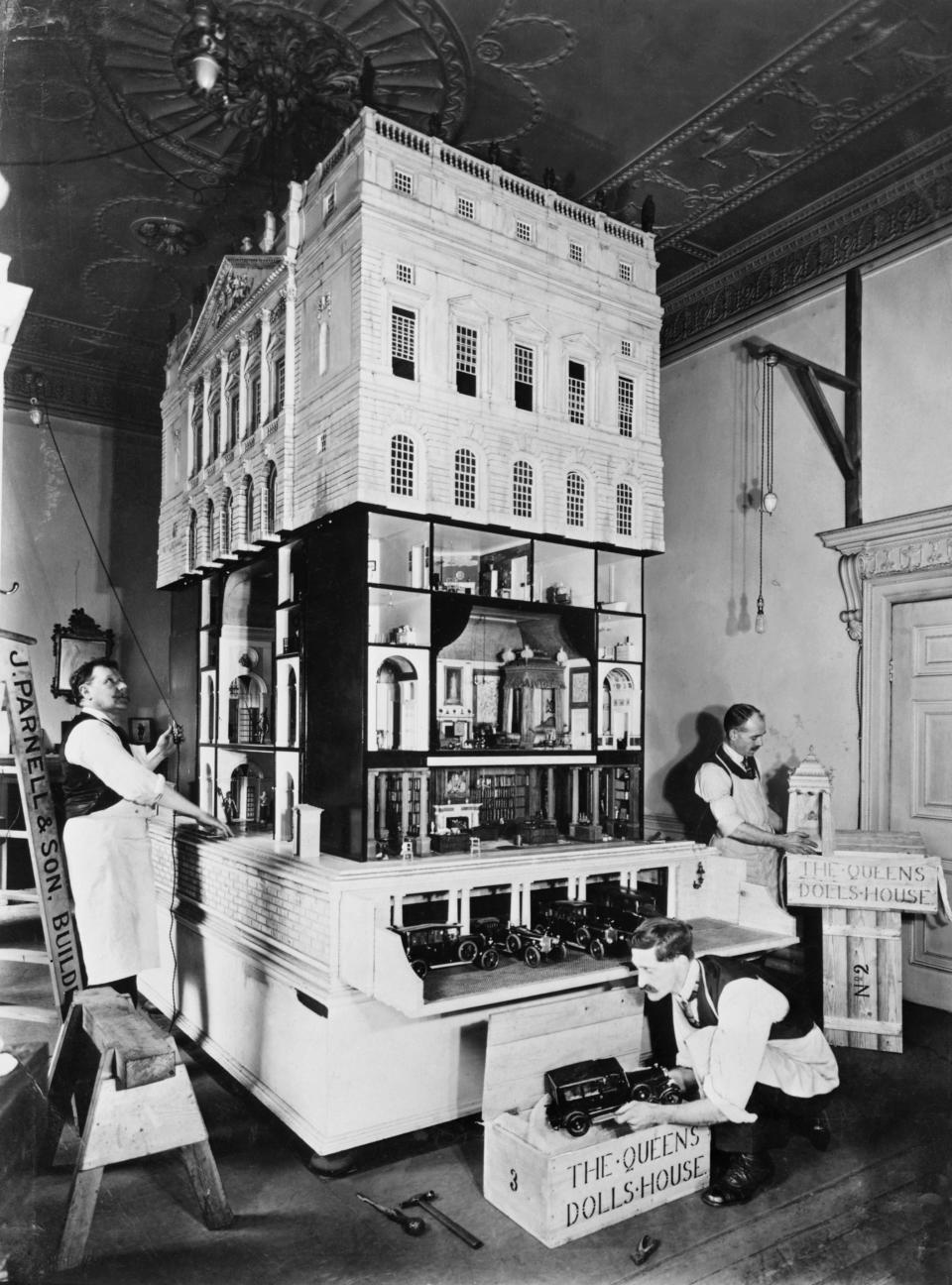 The exterior of Queen Mary’s dollhouse