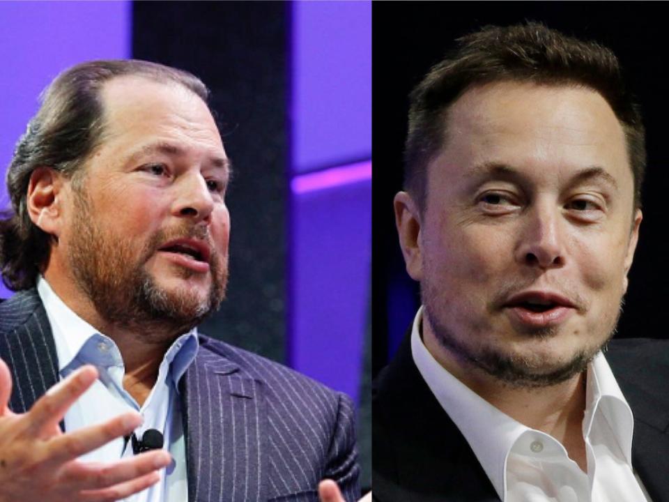 Marc Benioff Elon Musk