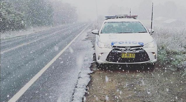 Parts of Australia have received snow already. Source: 7 News.