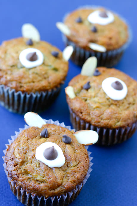 Apple Cider Apple Bear Muffins