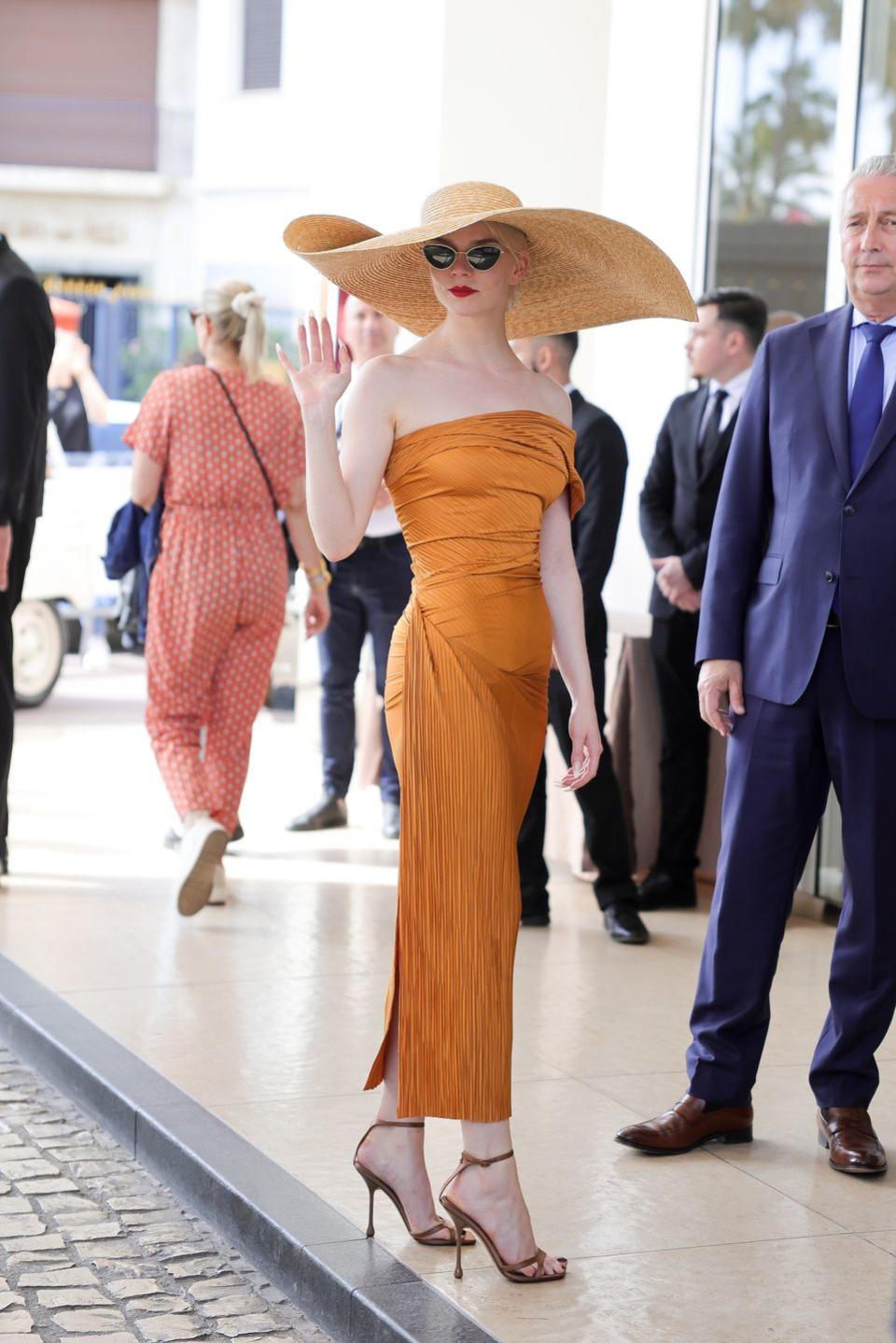 cannes, france may 13 anya taylor joy is seen arriving at hotel martinez ahead of the 77th cannes film festival on may 13, 2024 in cannes, france photo by jacopo raulegc images