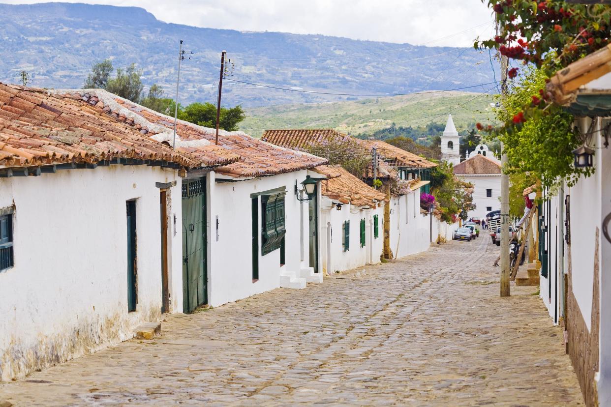 A 500 Year Old Colonial Town In Colombia, South America