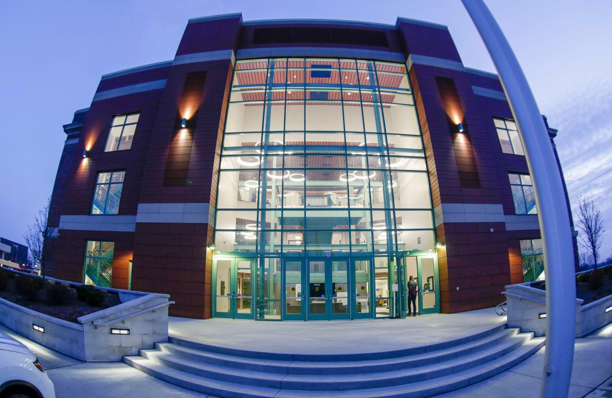 The front of Sheboygan City Hall, Monday, January 9, 2022, in Sheboygan, Wis.