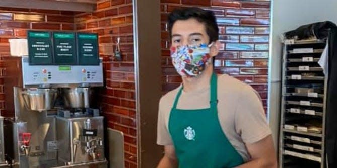 Starbucks Face Mask Lenin Gutierrez San Diego Karen Coronavirus