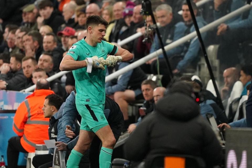 Nick Pope will miss the Carabao Cup final (Owen Humphreys/PA) (PA Wire)