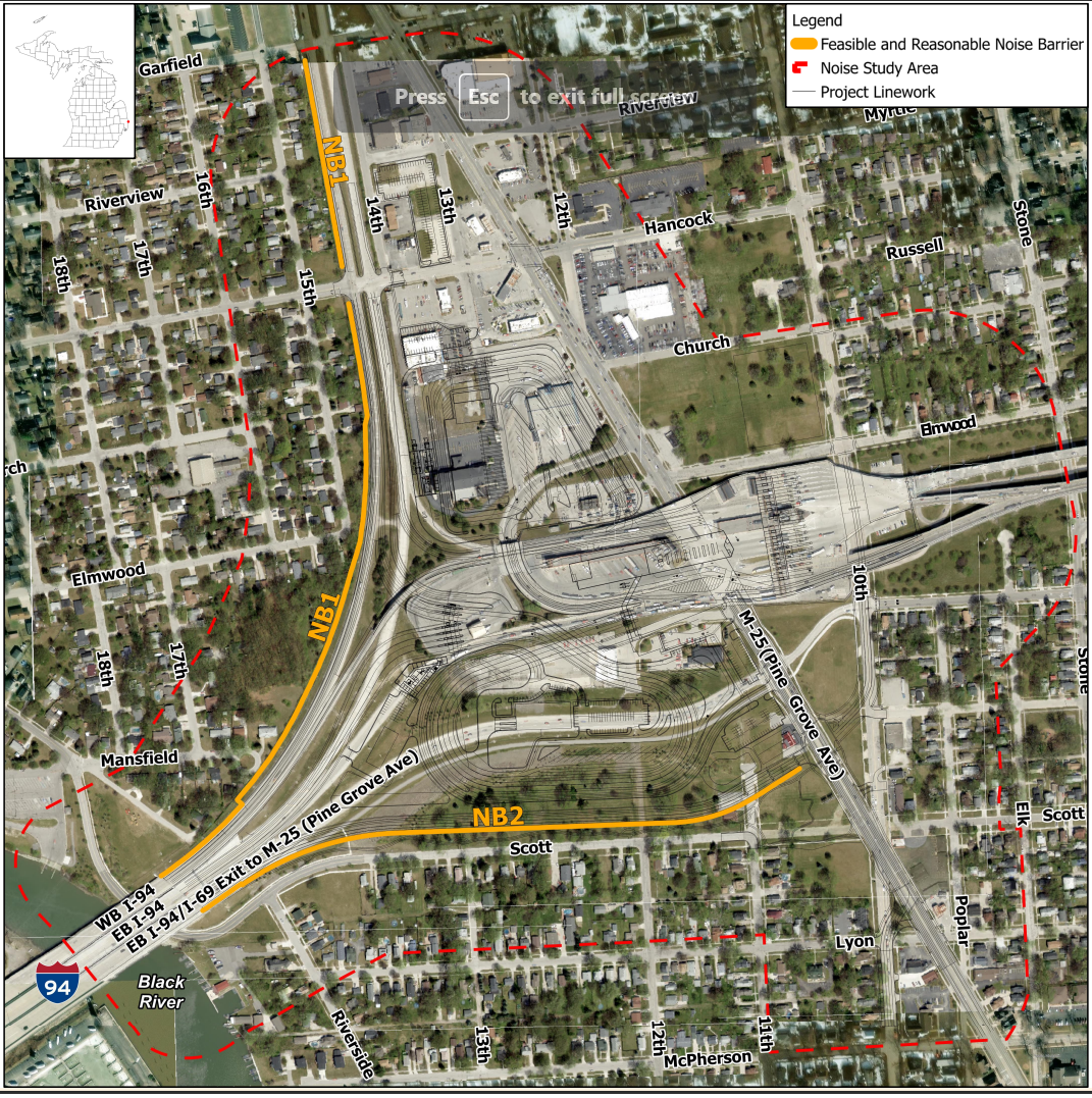 Depending on how affected residents vote, not one but two barrier walls could be installed along the southern and western edges of the footprint for the new U.S. Customs Plaza at the Blue Water Bridge. A wall, be it decorative or to dampen noise, is already slated for the neighborhood along Scott Avenue.