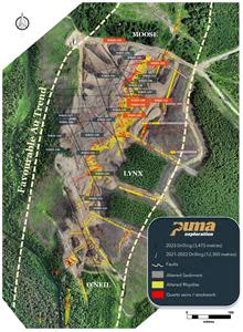 Location of 2023 drill holes