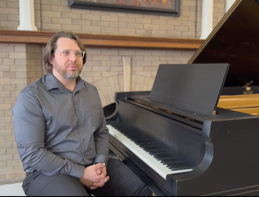 Pianist and Sound Conservatory owner Andrzej Kozlowski