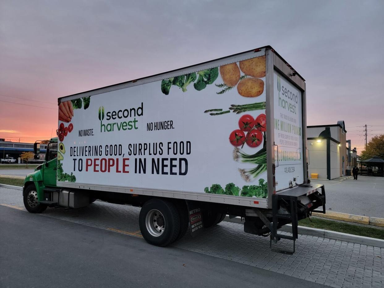 A Second Harvest truck is pictured here. (Hektor Habili/Second Harvest - image credit)