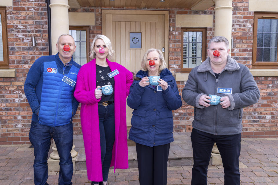 Programme Name: Comic Relief 2022 - TX: 18/03/2022 - Episode: n/a (No. n/a) - Picture Shows: This Is My House special. Rob Rinder, Claire Richards, Deborah Meaden, Ricky Hatton - (C) TIMH - Photographer: TIMH