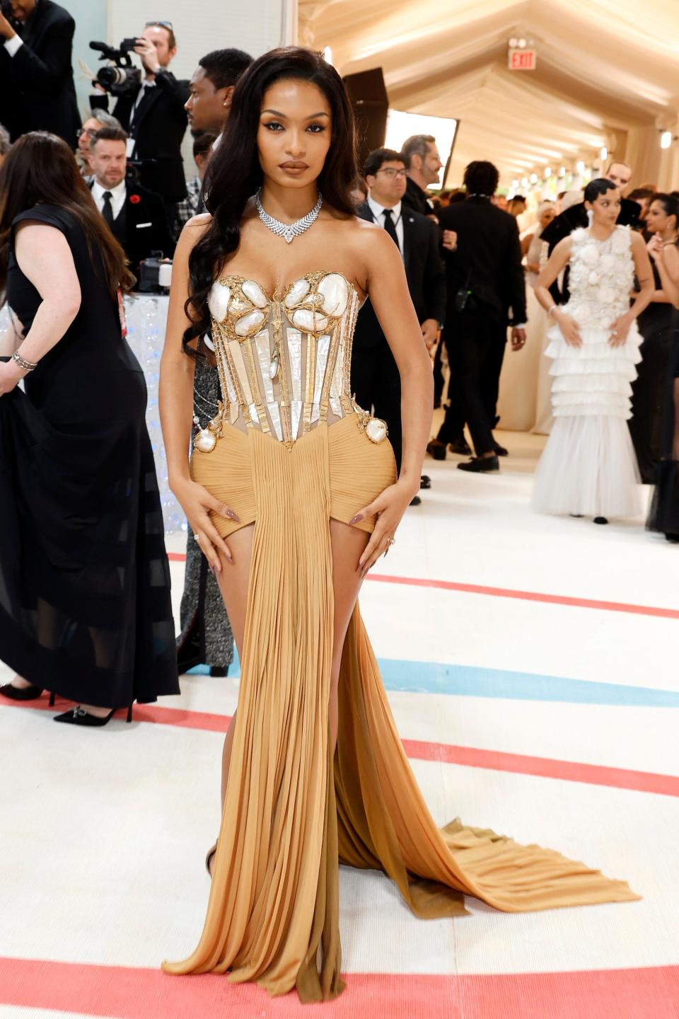 Yara Shahidi attends the 2023 Met Gala.