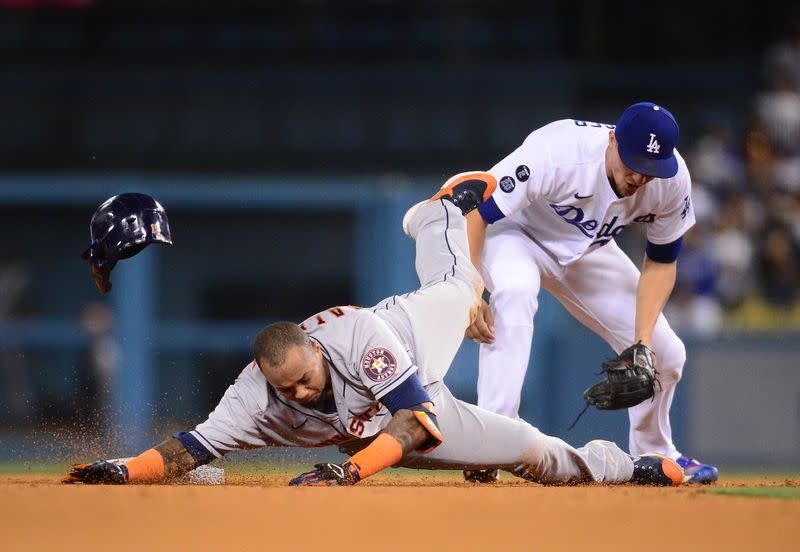MLB: Houston Astros at Los Angeles Dodgers