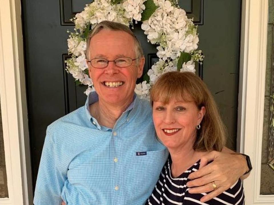 Susan O’Gorman and her husband Michael of Perry, Georgia. Susan was named the winner of the HGTV 2020 Dream Home near Hilton Head Island. 