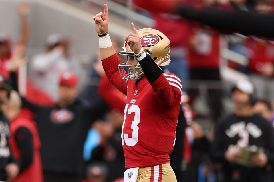 Brock Purdy and the 49ers will kick off wild-card weekend with their game against the Seattle Seahawks on Saturday. 