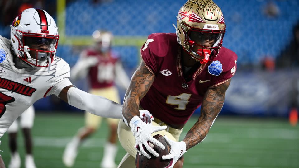 Florida State Seminoles wide receiver Keon Coleman was drafted by the Buffalo Bills. - Bob Donnan/USA Today/Reuters