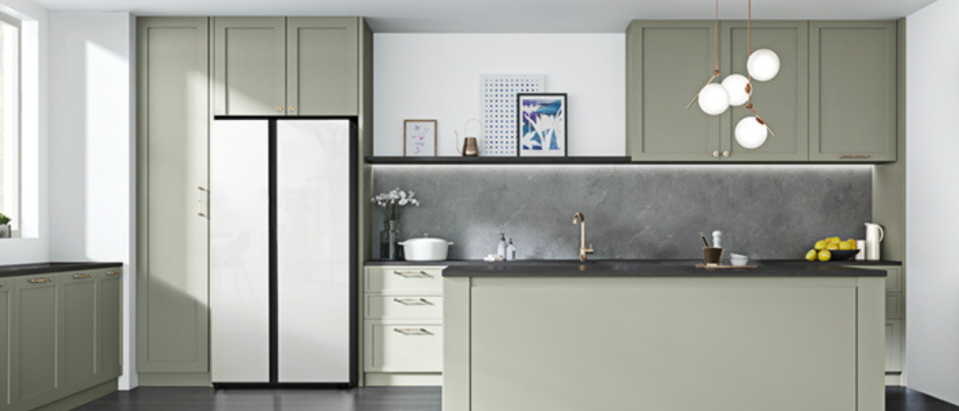 Image of Samsung RS28CB760012AA bespoke side-by-side refrigerator