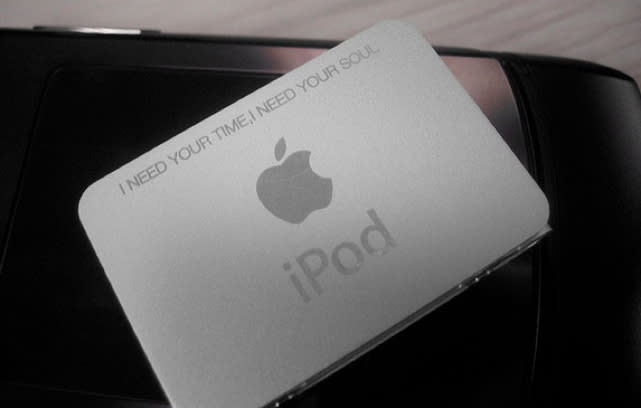 overly attached iPod