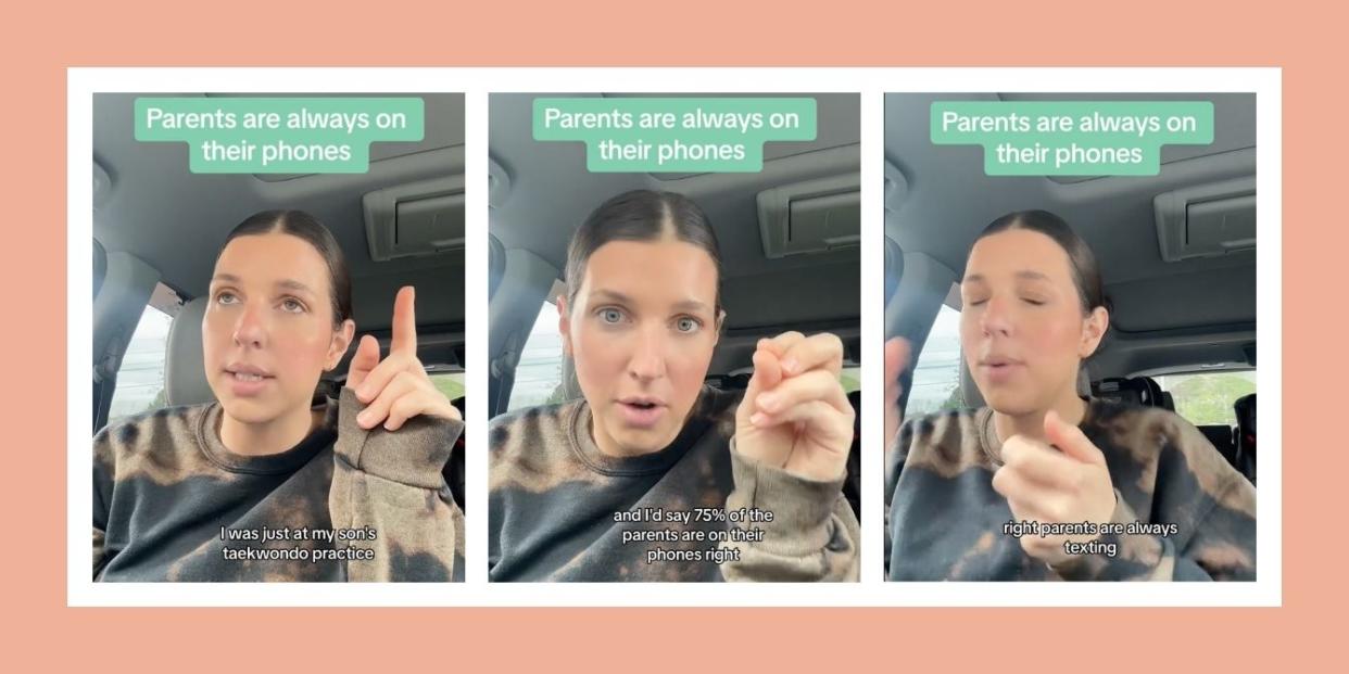 TikTok mom talks about parents who are always on their phones