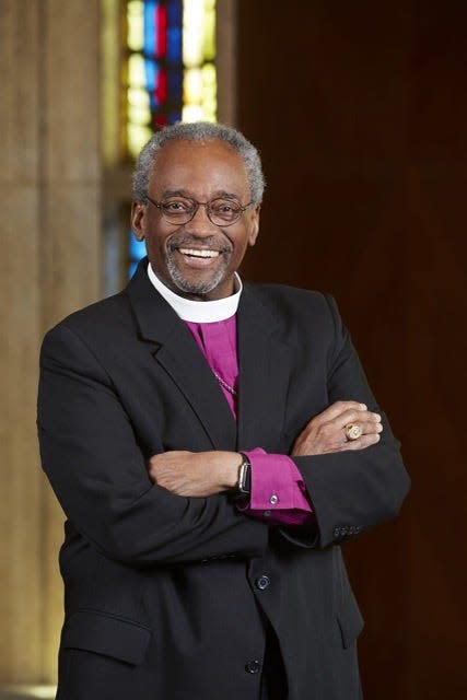 The Most Rev. Michael Curry, presiding bishop of the Episcopal Church, will visit Bloomington on Saturday for activities at the Monroe Convention Center.