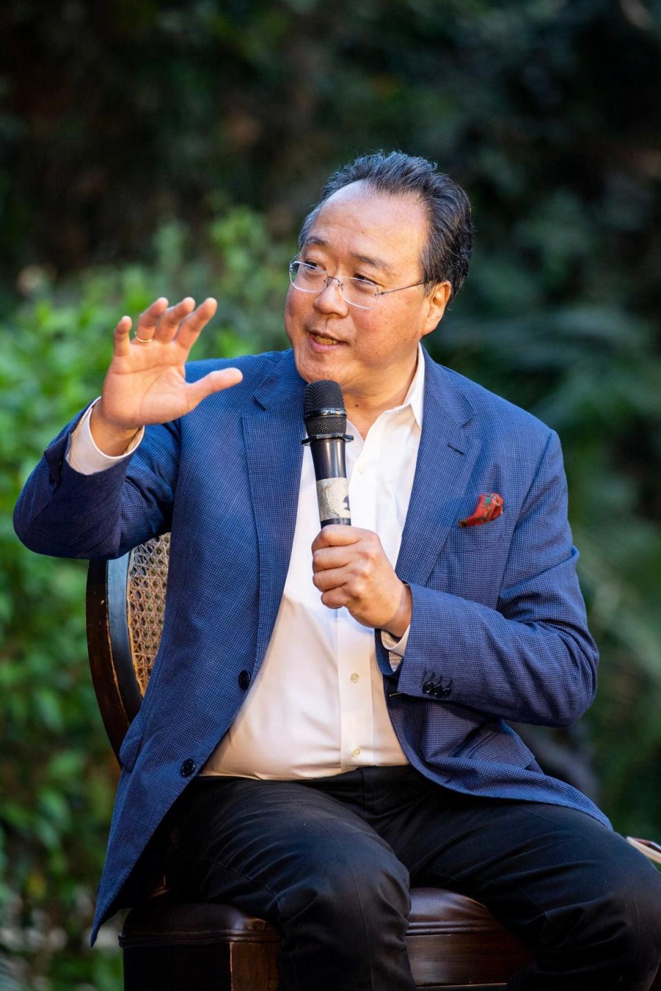 Famed cellist Yo-Yo Ma will be at the Kravis Center in January, in conversation with "PBS Newshour" correspondent Jeffrey Brown.